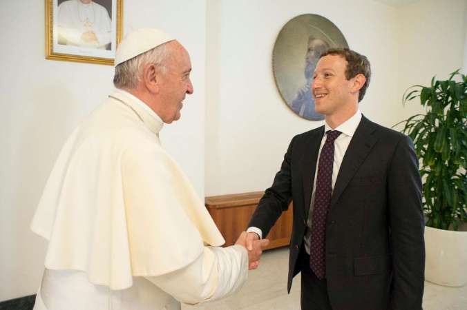 Il Papa incontra Zuckerberg: al centro uso tecnologie contro povertà